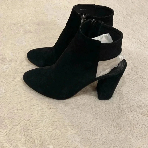 Pelle Moda Black Suede Booties - Picture 4 of 7